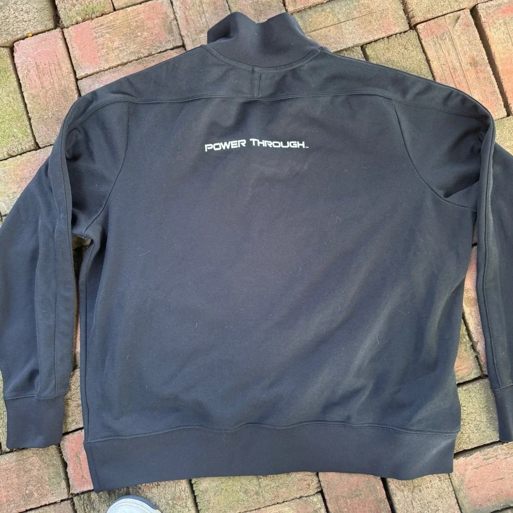 Nike Golf Powerade Jacket Mens XXL Black Full Zip Tour Performance Track Jacket